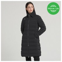 [데상트] 패딩 KQF SM422SDJO7-DCHC 여성 경량 시어서커 라이크 롱 덕다운