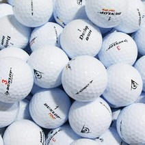 A 던롭 Dunlop 로스트볼 10구 - 화이트 골프공 라운딩볼 연습용볼