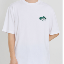 지프 지프 남녀공용 여름 FOREST777 그래픽 반팔 티셔츠 GL3TSU145-WH