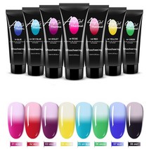 네일연장 폴리젤 온도변화 폴리젤 15ml, 5.스카이블루