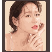 성인 취미 해바라기 쉬운 문화생활 방법 배우기 집 성인미술 DIY 유화 그리기 물감 세트, 생동감 24색, 셀카세트+프리미엄 선물세트, 특대[60x80/70x70cm]