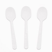 일회용빙수스푼 흰색 개별포장 100개 빙수수저 숟가락