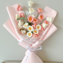 아트미니 뜨개질 diy 코바늘 꽃다발 만들기 은방울꽃 재료 패키지, 단일사이즈, 3