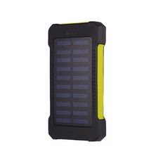 태양광 보조배터리 80000mAh 태양 보조베터리 대용량 외부 배터리 2USB 야외 충전기 휴대 Xiaomi Samsung IPhone, [01] 50001 mAh-100000 mAh, [01] yellow