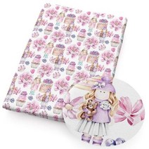 구지포 부직포 구직포 50145cm 하프 야드 동물 꽃 100 순수 코튼 폴리 에스터 소재 패치 워크 봉제 직물 이불 바느질 DIY 천, 1162925+50x145cm+double brushe