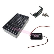 엑추에이터 액츄레이터 리니어모터 12V F1 스타일 DRL 레드 72 LED 후면 테일 스톱 안개 삼각형 브레이크 라이트 안전 램프 자동차 모터 신호, [01] 72 LED black, [01] model 1