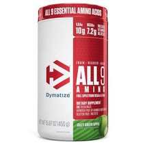 Dymatize ALL9AMINO 그린애플 맛 450g(15.87oz), 쥬시워터멜론