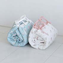 피넛버터젤리 헤브 마이크로 사계절 아기 낮잠이불 세트(패드+이불+베개) 모달, 민트