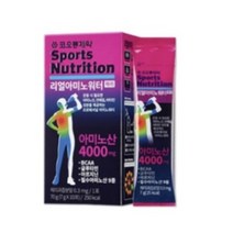 코오롱 리얼아미노워터 체리맛 아미노산 보충 음료, 7g, 52개