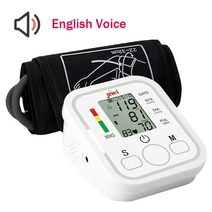혈압계 암 자동 모니터 의료용 BP 동맥 압력 측정용, With Voice No USB