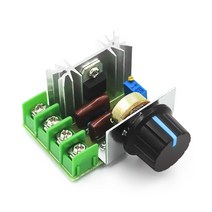 AC 220V 2000W SCR 전압 조정기 디밍 조광기 속도 컨트롤러 온도 조절기, 한개옵션0