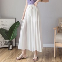 새로이 JUOQL34U 여성 쉬폰 통바지 여름