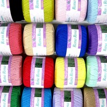 라나로사 뜨개실 소품 모자 인형 조끼 레이스, 304 레몬