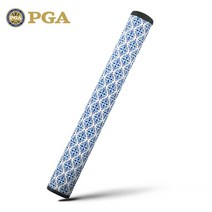 퍼터 미국 PGA 골프 쥐기 손잡이 PU 가죽 소재 미끄럼방지 무늬 탄력 몸통이다 봉 이지 2553487193, T04-화이트 블루 그린