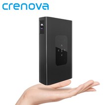 CRENOVA-DLP 미니 휴대용 프로젝터 X5 300 인치 1080P 비디오 스마트 TV 레이저 비머 4K 안드로이드 와이, 2G 16G
