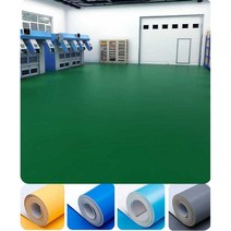 방수 PVC 카페트 공장 작업장 미끄럼방지 롤카펫 10M, 빨간색 1.8mm 두께 폭 2m 길이 5m