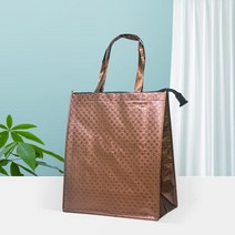 휴대용 부직포 대용량 방수 핸드식 파우치 지퍼에코백