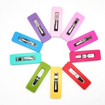 퐁냥퐁냥 무광똑딱핀 어린이똑딱핀 KC인증 B-1 사각무지개 10개