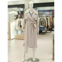 나이스클랍 덧장디테일 롱 트렌치 코트 A223MWY805