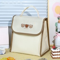 슈가제니 귀여운 휴대용 도시락 보냉 가방 쿨러백