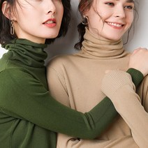 에쉬울프 스판 레이어드 이너 하이넥 보온성 목폴라티