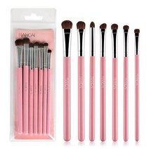 make up brush 붓 메이크업 RANCAI-아이 섀도우 브러쉬 세트 내추럴 호스 포니 헤어 화장품 블렌딩 스머지, 한개옵션1, 03 Pink
