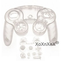 NGC 컨트롤러 교체용 전면 후면 셸 하우징 커버 케이스 ABXY L R Z Dpad 버튼 게임큐브 핸들, 한개옵션1, 10 N9