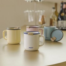 모슈 라떼 진공 머그, 블랙, 430ml