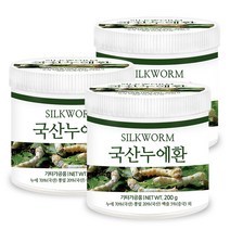 푸른들판 국산 누에 뽕잎 환, 200g, 3통