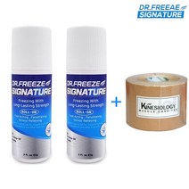 닥터프리즈 시그니처 근육통 스포츠겔 롤타입 3oz 82g + 키네시올로지 테이프, 2개