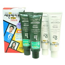 동성제약 세븐에이트 무향료 칼라크림 (1제120g+2제120g) x 2개, 6.자연갈색