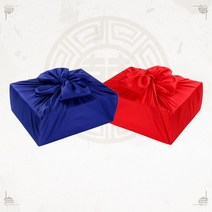 보자기 청홍 대 예단 답례품 이바지 상견례선물 첫인사 과일바구니 선물포장, 02.홍색