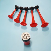 우리파파 멜로디 오토바이 에어혼 5발 자동차 에어혼 라쿠카라차 12v 24v, 2번 멜로디 에어혼 12v