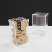 쿠키용기PLA-직사각 1박스250개 65x55x95, 단품