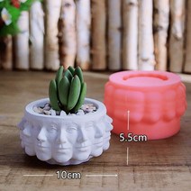 저스트업 도자기 도예 공구 데이비드 동상 꽃병 점토 실리콘 금형 DIY 수제 인간의 조각 화분 콘크리트 시멘트 수지 만들기, [09] W0690-1