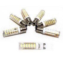 1등급 LED E12 E14 E17 콘램프 G9 핀램프 4W KS 미니 전구 콘벌브 홍, 주광색