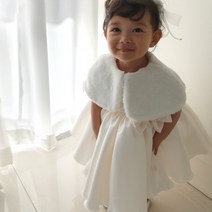 마리상단 아기 털 망또 퍼 케이프 겨울 돌잔치 여아 드레스