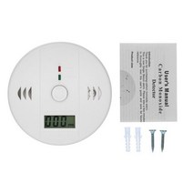 누수탐지기 청음식 최신 장비 수도배관 청진기 탐지기 누수탐지 일산화탄소 발견자 독립적인 CO 가스 감지기 LCD 디스플레이 85dB 경고 경보, 하얀색