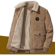 Momolatti 남성용 기모 위위브렌 코르덴 데일리 트러커 재킷