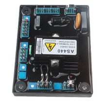 AS440 발전기 자동 전압 조정기 입력 AC 190-264V 4A 엔진 AVR 전압 조정기 발생기 액세서리 및 부품, 하나, 검은 색