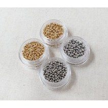 [파랑새97] 금속볼 비즈 원석 메탈볼 2mm 2.5mm 골드 니켈 볼, 2mm 니켈 금속볼