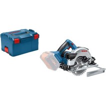Bosch Professional 18V 시스템 무선 원형 톱 GKS 18V-57 G(톱날 Ø: 165mm 절단 깊이: 57mm 배터리 및 충전기 제외 L-Boxx), 배터리가 없는 L-Boxx에