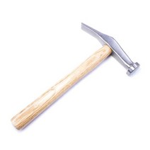 45 스틸 구두 망치 나무 손잡이 가죽 작업 구두 제조 수리 수공예 망치 표준 유형 B03D, White bottom hammer