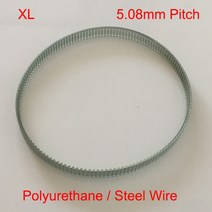 180XL 90 91 92 톱니 10mm 너비 5.08mm 폴리 우레탄 PU 스틸 와이어 코그 동기식 타이밍 벨트, 04 1Piece 18mm_02 182XL