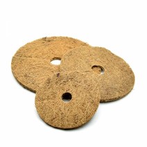 코코넛 코이어 멀칭 매트 주말농장 35cm 35cm, 2개