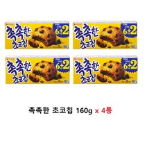 오리온 촉촉한 초코칩, 120g, 4개