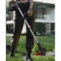 충전예초기 잔디 깎는 기계 제초기 전동 벌초기 예취기, 목축수확고급모델배터리2개+합금담금질블레이드+강선잔디머리