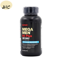 [미국직구/구매대행] GNC 메가맨 50플러스 원데일리 60캡렛 1병, 1개, 60정