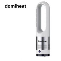 domiheat 날개없는선풍기 80도 진동 헤드 저소음 냉기/난방/공기청정 3in1 스탠드형선풍기, 18인치 히트/쿨팬