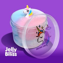 [ 젤리블리스 ] 유니콘랜드 클리어 클라우드 샤벳 샤베트 액체괴물 액괴 장난감 슬라임, 230ml